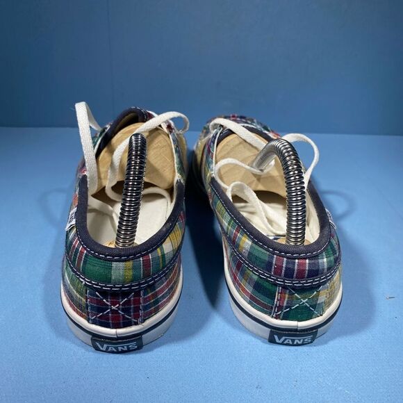 Vans OFF THE WALL classic Plaid Shoe, Women Sz 7, Classic Canvas Skate Sneaker - Picture 8 of 8